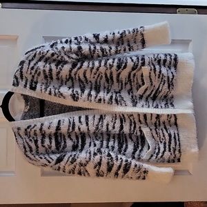 Super Cozy Zebra Cardigan - NWOT